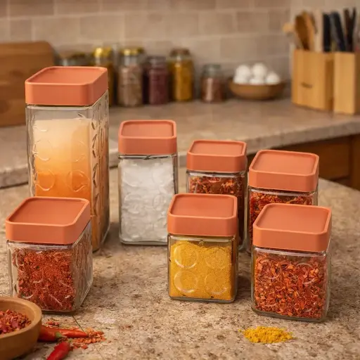 [QQ-605] طقم توابل 7 قطع*6