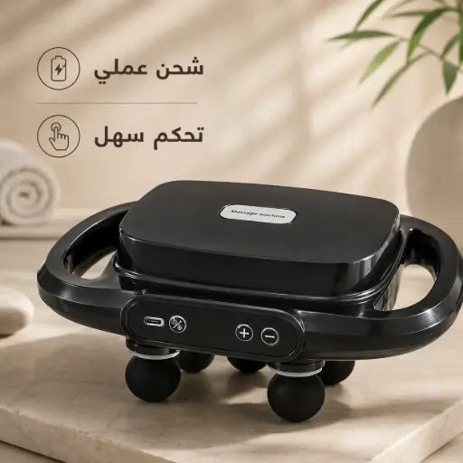 [T-1369] جهاز تدليك ستة رؤوس مساج [ عبوة 16 ]