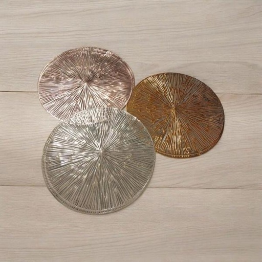 [D-61] كوستر اشكال ذهبي روزجولد ذهبي لامع*300