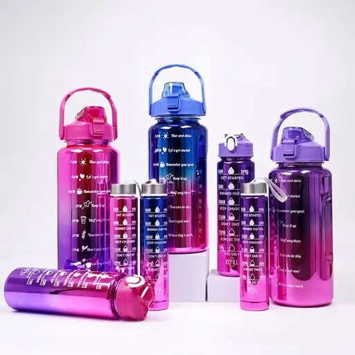 [F-446] زجاجة 3*1 لامع بلاستيك 2000-800-280 * 48